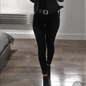 Black skinny jeans